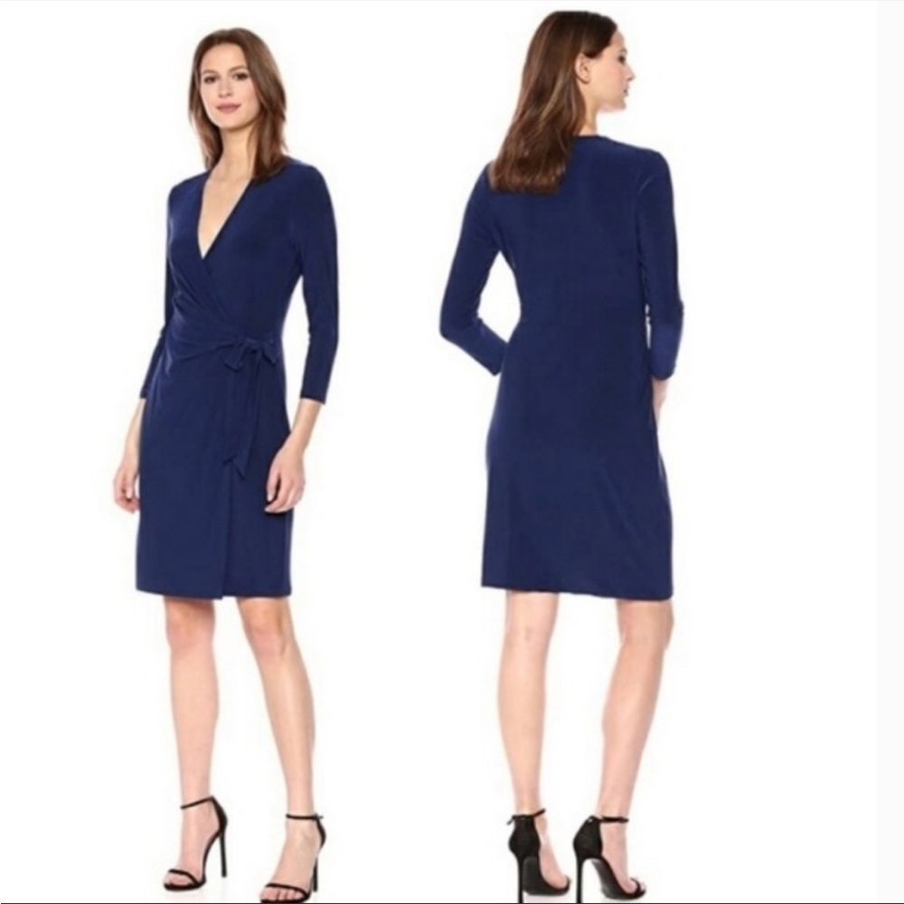 Ann Taylor wrap dress Sz 2P